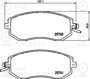 Запчасть NISSHINBO NP7010