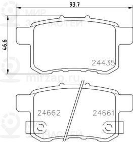 Запчасть NISSHINBO NP8009