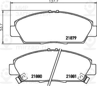 Запчасть NISSHINBO NP8016
