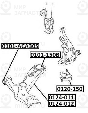 Запчасть ASVA 0101150B