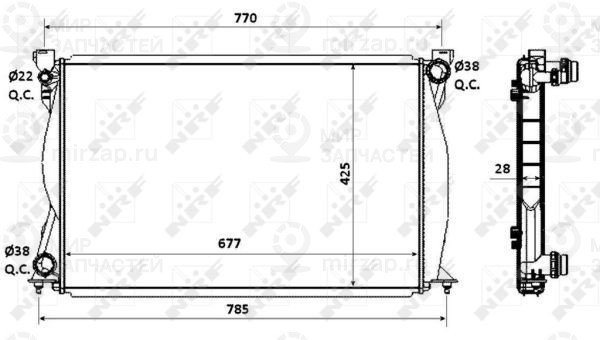 Запчасть NRF 58359