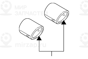 Насадка на выпускную трубу хром.
 BMW 82120151089