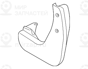 Комплект Брызговиков Пд
 BMW 82162333951