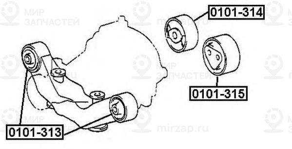 Запчасть ASVA 0101313