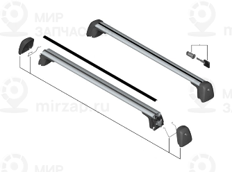 Багажные Поперечины
 BMW 82712457814