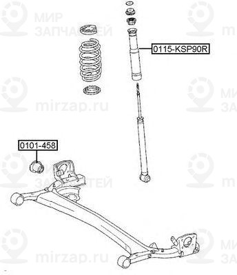 Запчасть ASVA 0101458