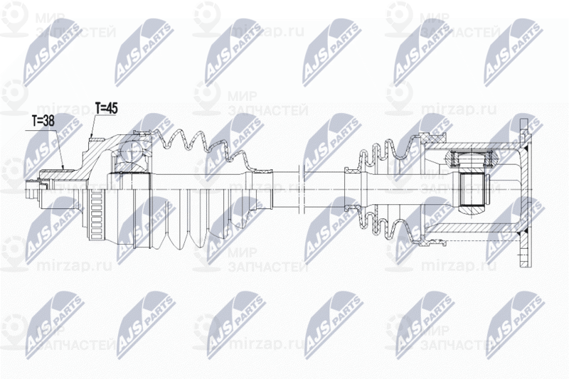 Запчасть NTY NPWAU029