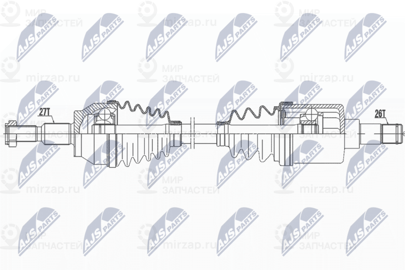 Запчасть NTY NPWFR045