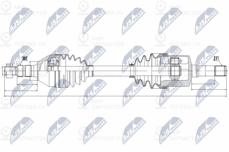 Приводной вал NTY NPWPL033