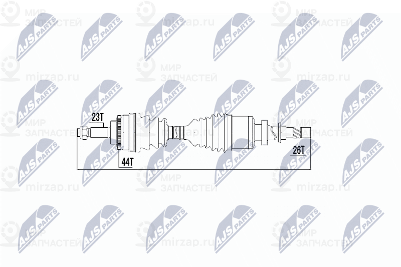 Приводной вал NTY NPWRE018