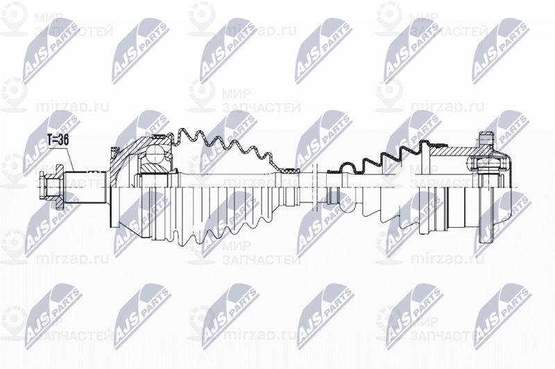Запчасть NTY NPWVW095