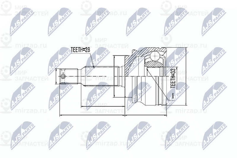 Запчасть NTY NPZCH010
