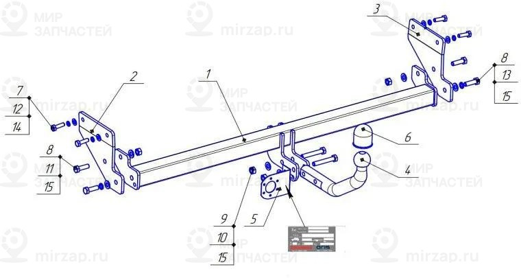 Запчасть ORIS 6766A