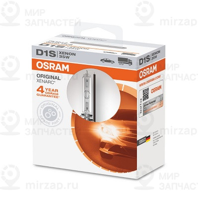 Лампа D1s 35W Pk32d-2 4X1 1A Xenarc Original (Одиночный Блистер) OSRAM 661401SCB