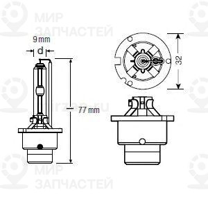 Запчасть OSRAM 66240CLC