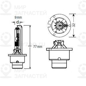 Запчасть OSRAM 66250