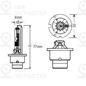 Запчасть OSRAM 66450