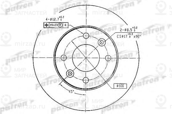 Запчасть PATRON PBD1016