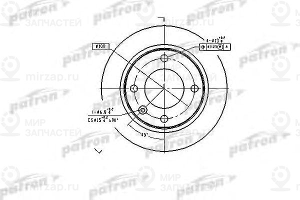 Запчасть PATRON PBD1122