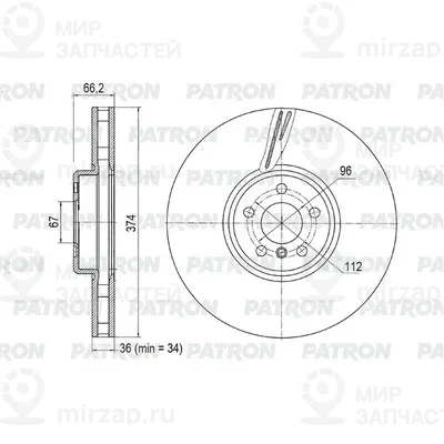 Запчасть PATRON PBD1138