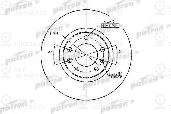Запчасть PATRON PBD1225