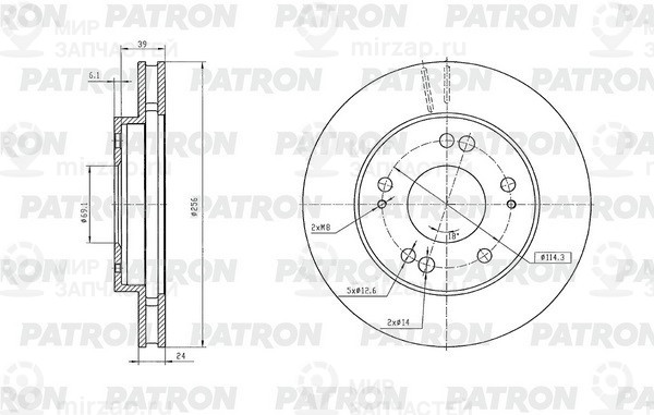 Запчасть PATRON PBD1434