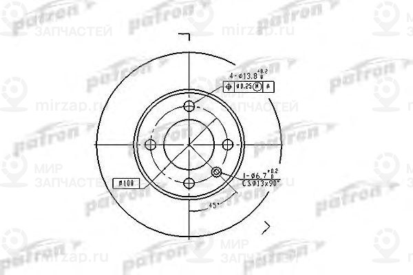 Запчасть PATRON PBD1516