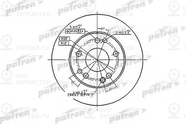Запчасть PATRON PBD1584