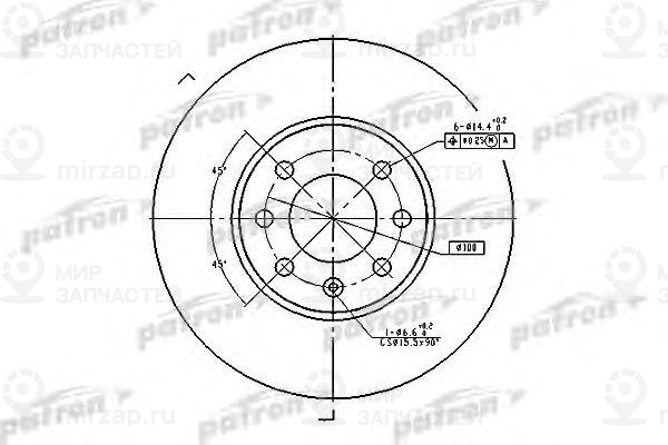 Запчасть PATRON PBD1609