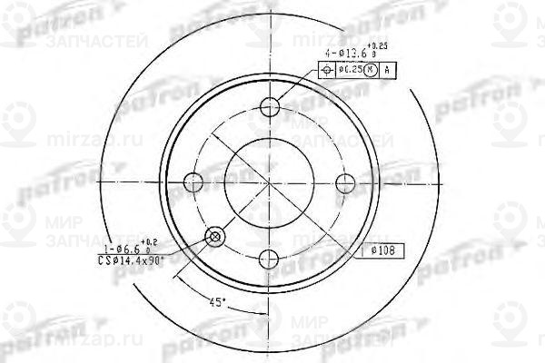 Запчасть PATRON PBD1652