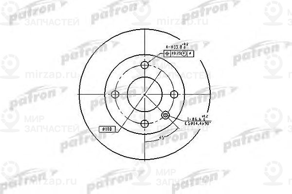 Запчасть PATRON PBD1658