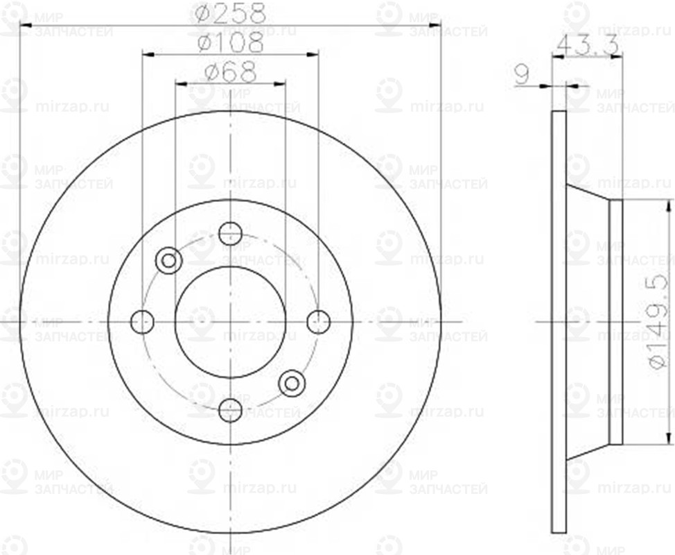 Запчасть PATRON PBD1669