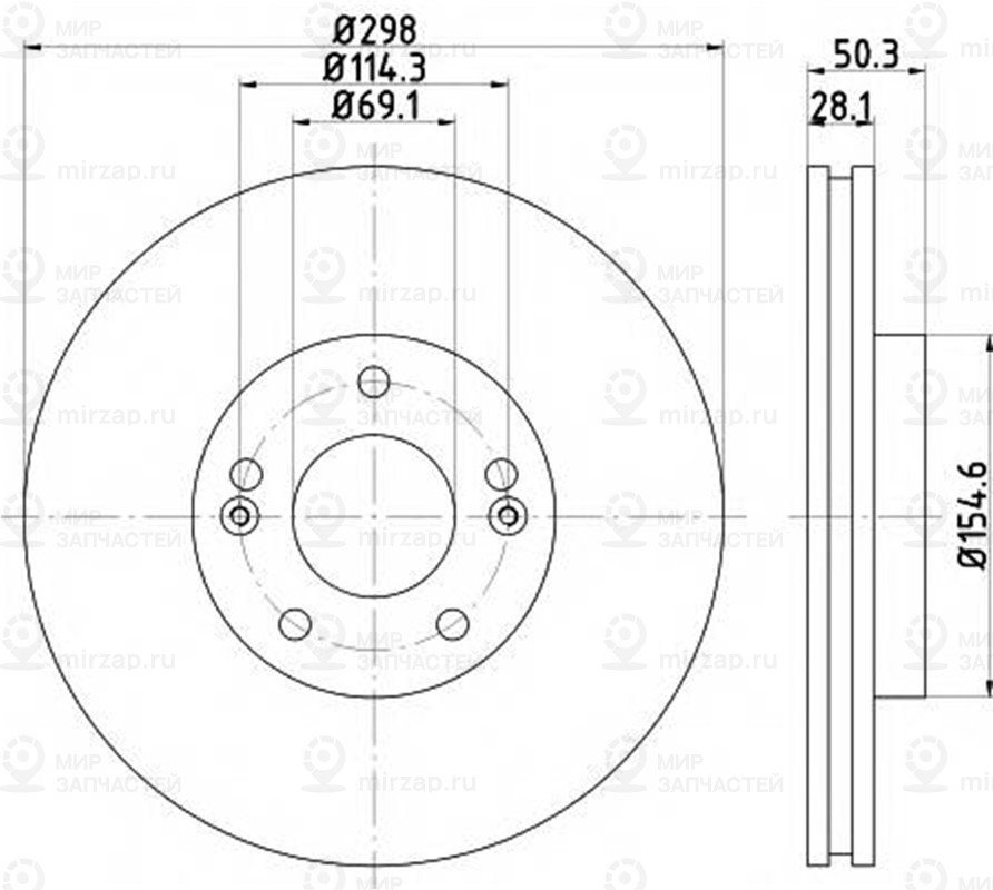 Запчасть PATRON PBD1744