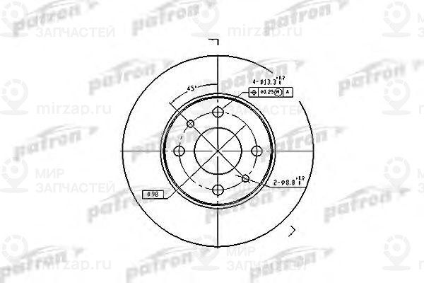 Запчасть PATRON PBD1745