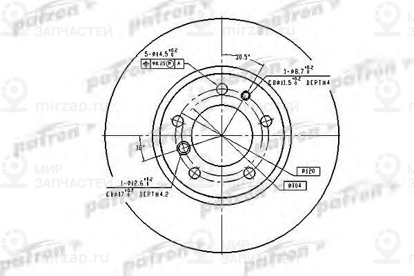 Запчасть PATRON PBD2555