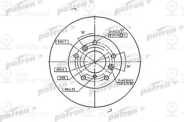 Запчасть PATRON PBD2571