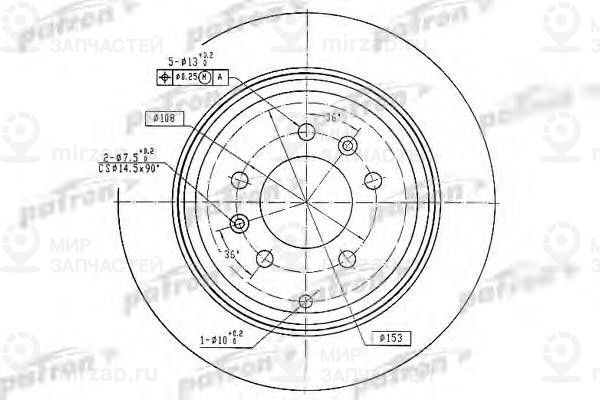 Запчасть PATRON PBD2582