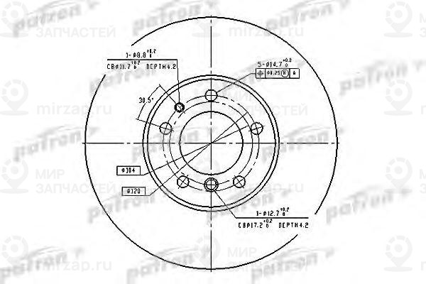 Запчасть PATRON PBD2687