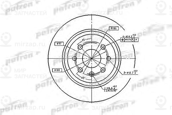 Запчасть PATRON PBD2772