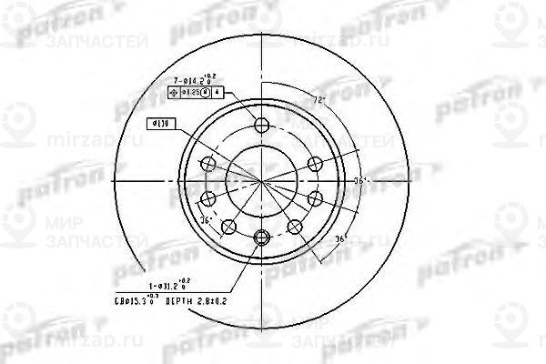 Запчасть PATRON PBD2778