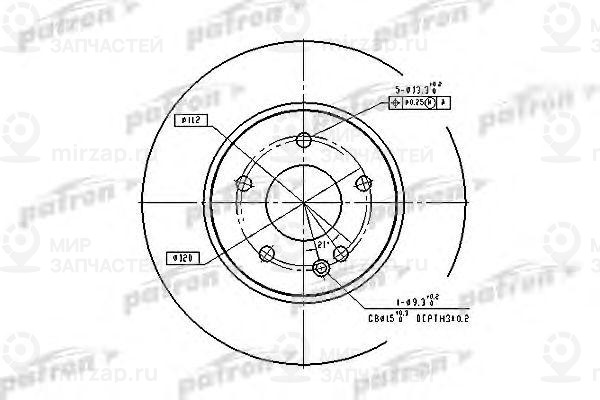 Запчасть PATRON PBD2779