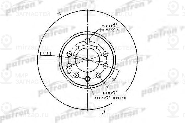 Запчасть PATRON PBD4048