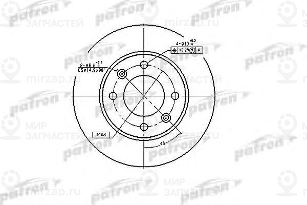 Запчасть PATRON PBD4185