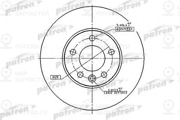 Запчасть PATRON PBD4308