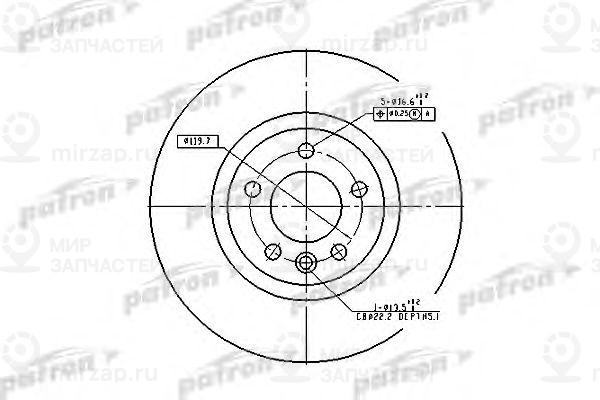 Запчасть PATRON PBD4309