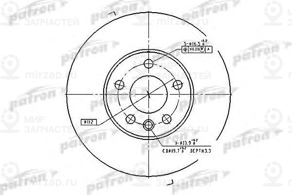 Запчасть PATRON PBD4323