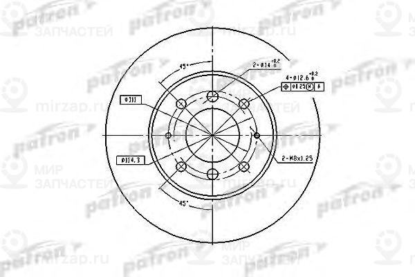 Запчасть PATRON PBD4345