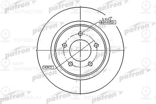 Запчасть PATRON PBD5386
