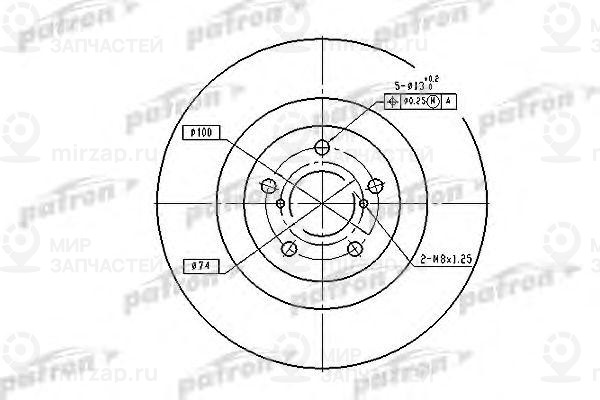 Запчасть PATRON PBD7004