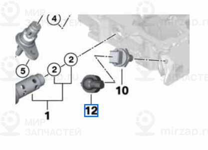 Корпус розетки 619112! заменен на 12521427615
 BMW 83300493278